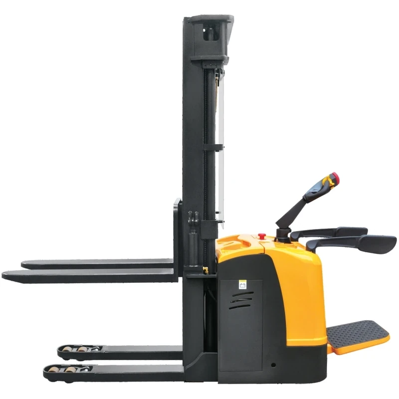Rafknúinn staflari með ökumannspalli og upphafslyftu (EVV15-IP), 1500 kg, 2500–5600 mm
