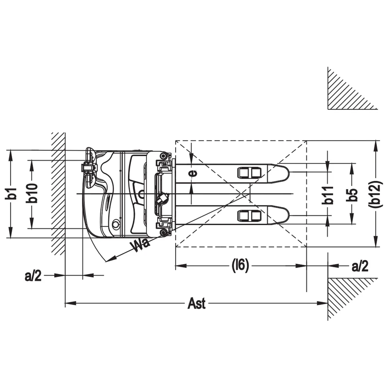 Alrafknúinn staflari EVV10/EVV12/EVV15, 1000–1500 kg og 1600–5600 mm – mynd 4