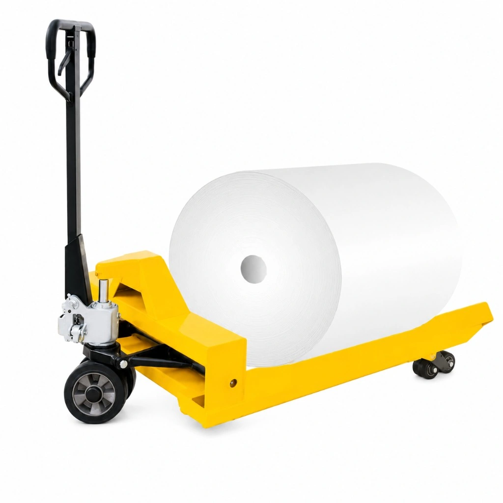 Handknúinn brettatjakkur fyrir rúllur (RPV1000PN), 1000 kg