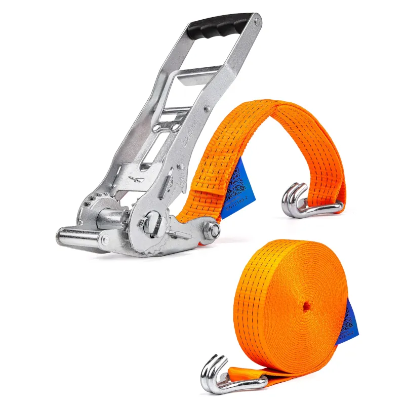 ERGO tvískipt festiband með strekkjara (DKG5-50-ERGO), 5000 kg, 50 mm
