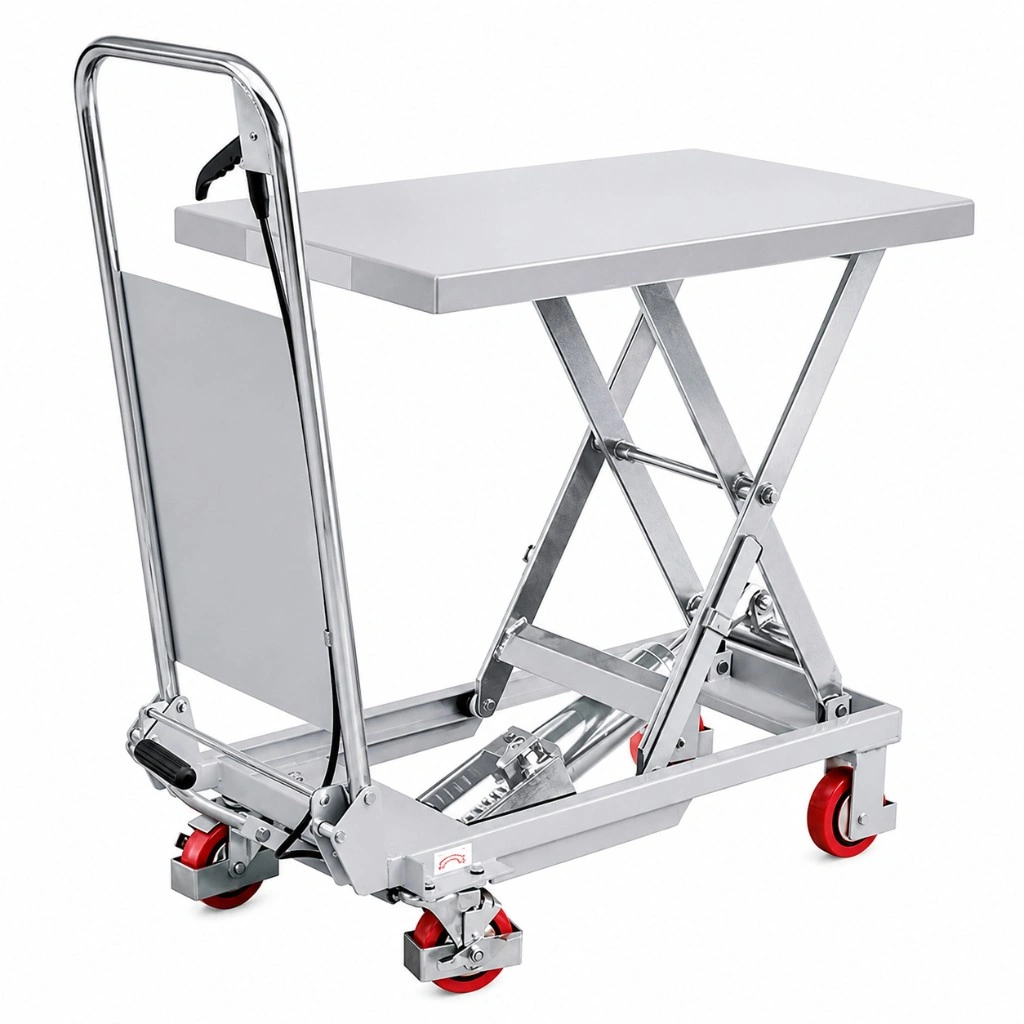 Færanlegt lyftiborð úr ryðfríu stáli (MPS150S), 150 kg
