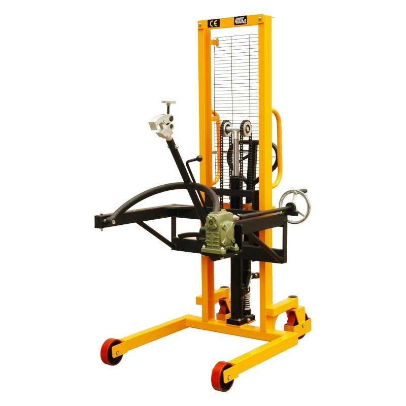 Handknúinn staflari fyrir tunnur (RVB40A), 400 kg, 1350 mm