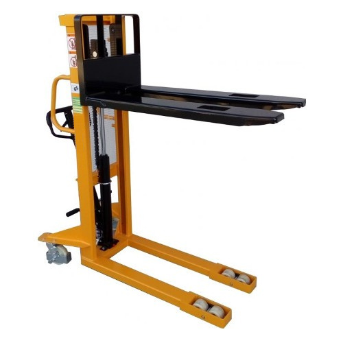 RVV1000 handknúinn staflari með tveggja þrepa sjónaukamastri