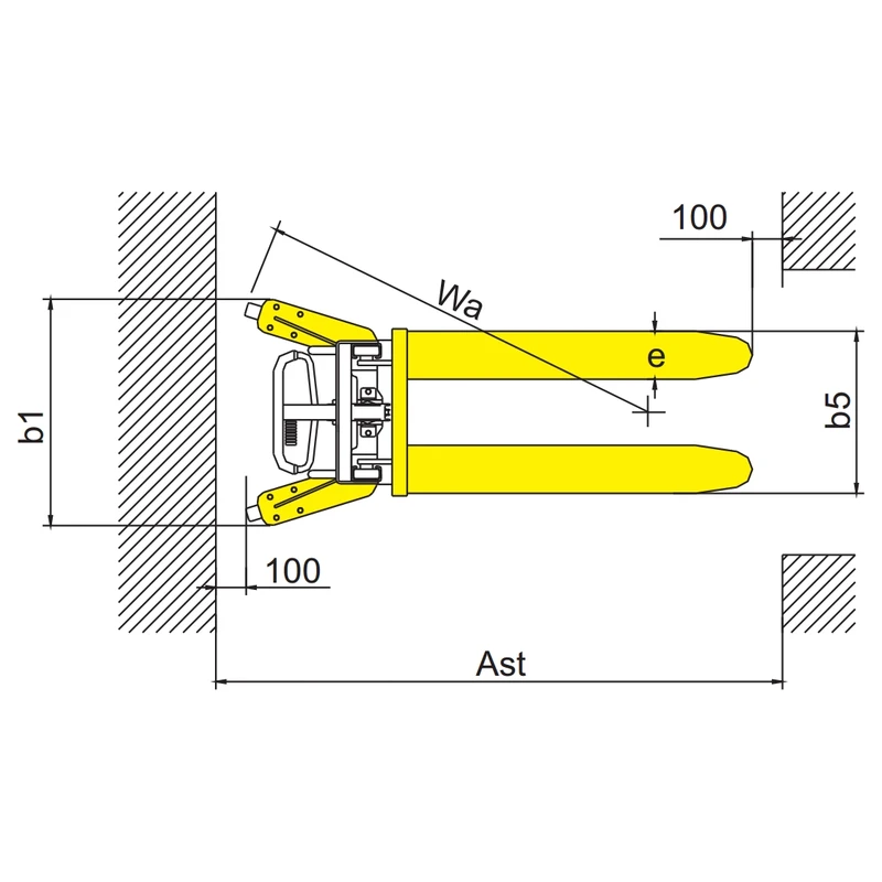 RVV1000 brettastaflari með 1000 kg burðargetu