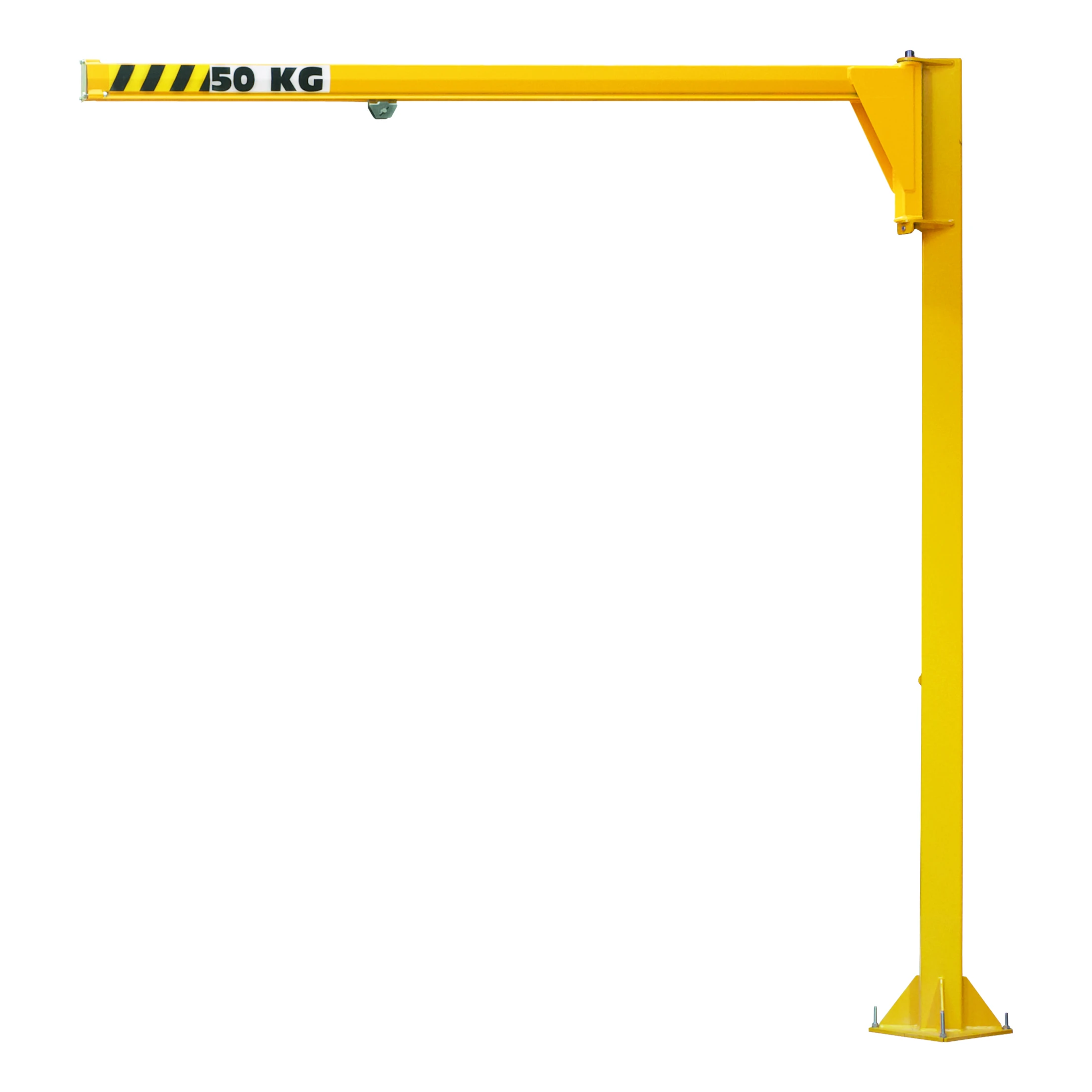 Lágbyggður súlubómukrani með hlaupaketti (NSDK), 270°, 50–100 kg, 2–5 m