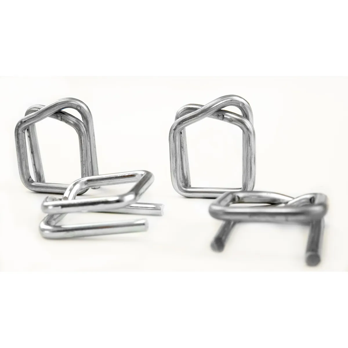 BUCKLES-19G sinkhúðaðar málmspennur fyrir 19 mm pökkunarband