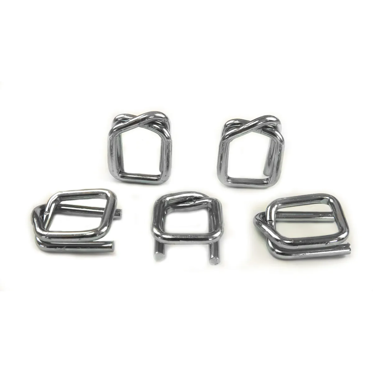Galvanhúðaðar sylgjur fyrir pólýesterpakkaband (BUCKLES-32G), 32 mm