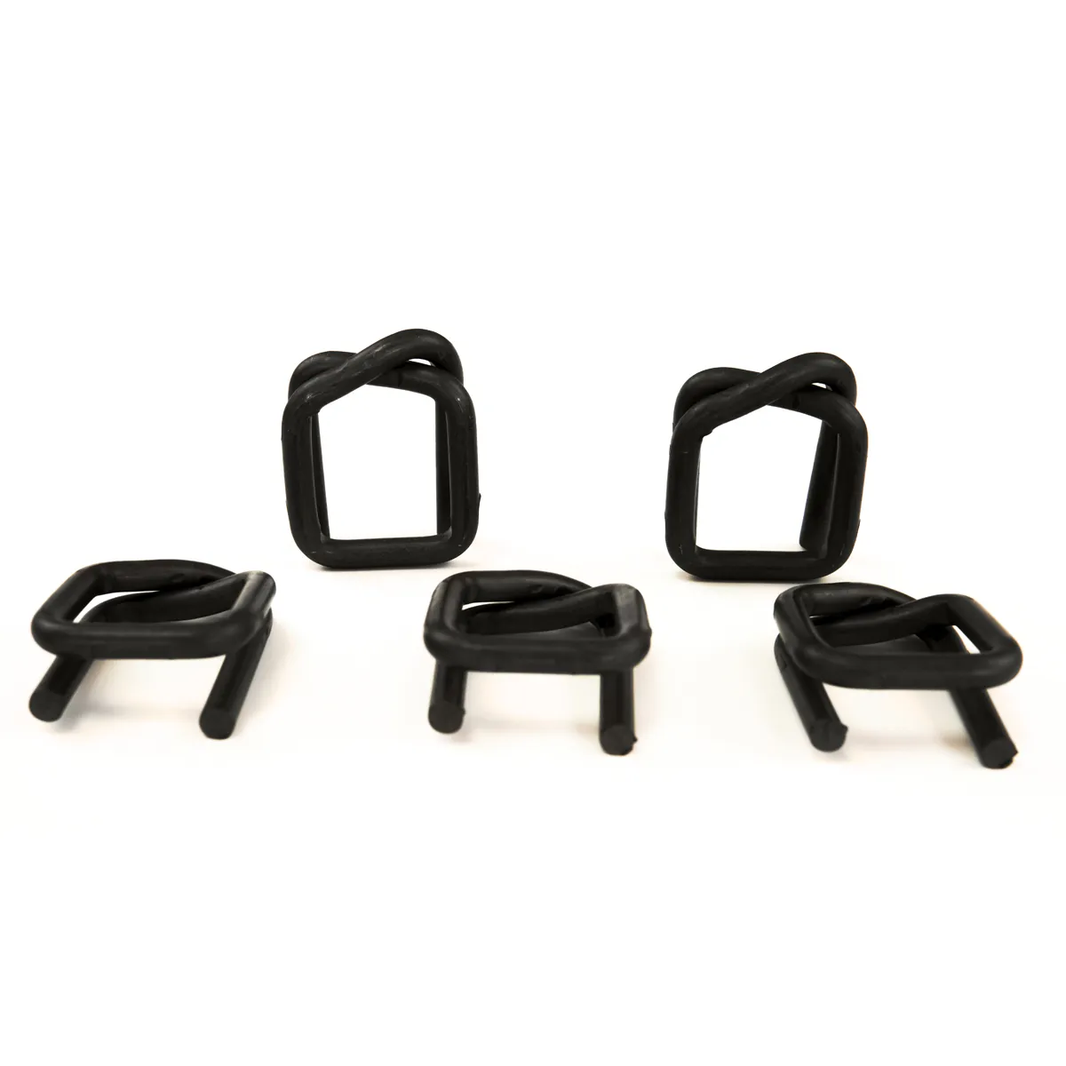 Fosfathúðaðar málmsylgjur fyrir pólýesterpökkunarband (BUCKLES-32F), 32 mm
