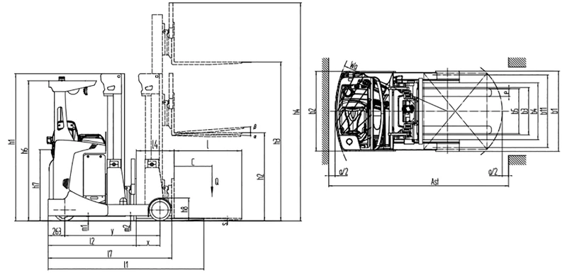 Deluxe-skotlyftari REV20D með 2000 kg burðargetu – mynd 4