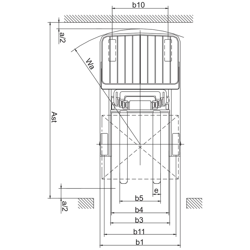 Standstýrður skotlyftari með mótvægi REV15ST, 1500 kg – mynd 5