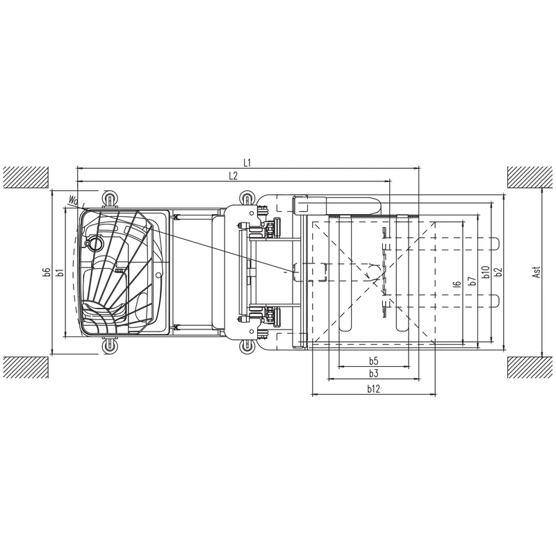Mjög þrönggangaskotlyftari REV15BP, 1500 kg og 5000–10500 mm – mynd 5