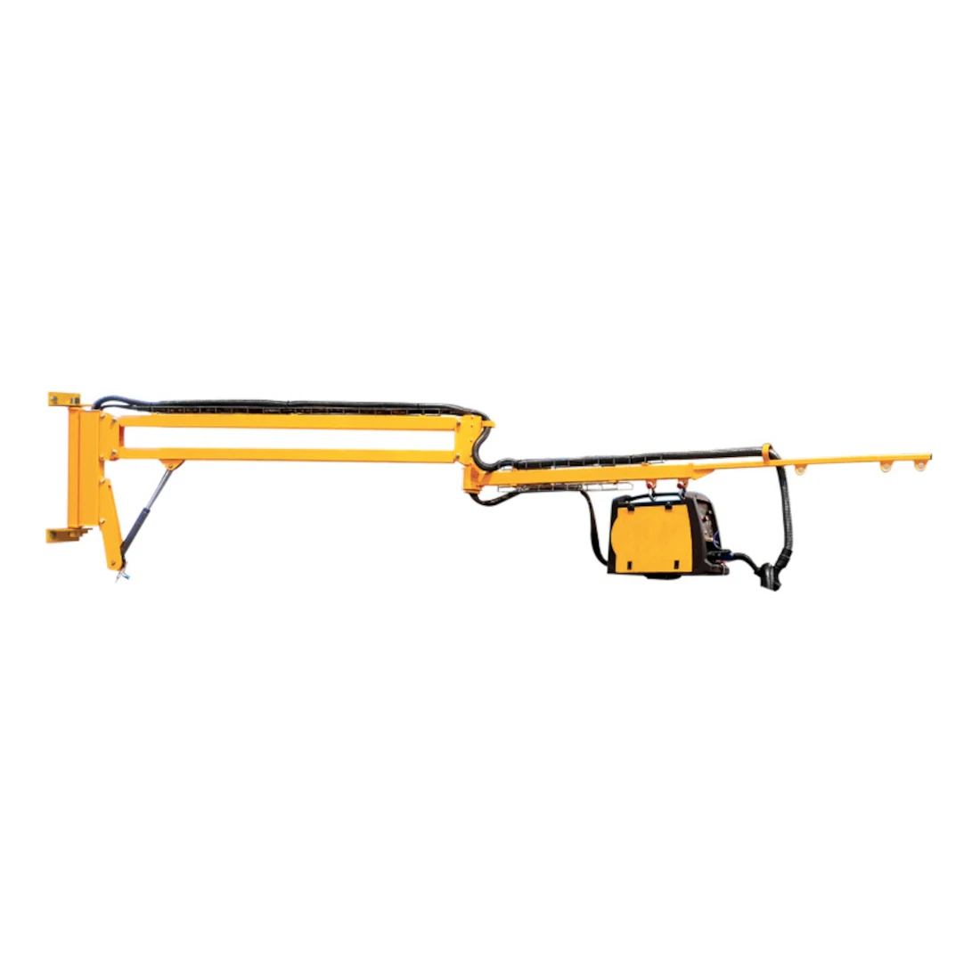Veggbómukrani með föstum keflahaldara (ZDAP-F), 50 kg, 3–6 m